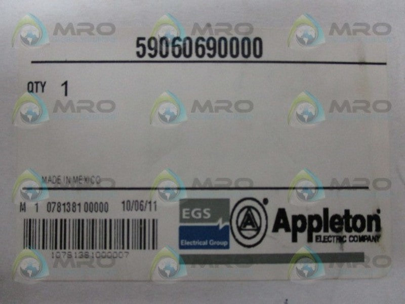 APPLETON 59060690000 RECEPTACLE  NSMP