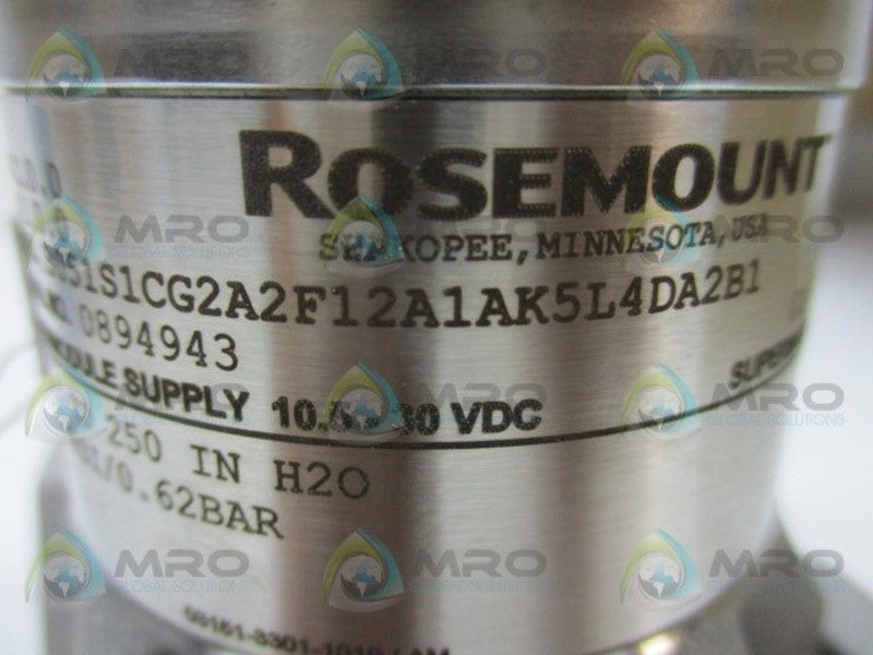 ROSEMOUNT 3051S1CG2A2F12A1AK5L4DA2B1 PRESSURE TRANSMITTER  NSMP
