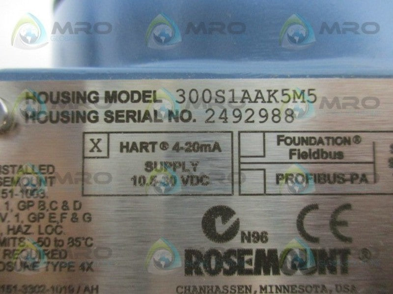 ROSEMOUNT 3051SAL1CD3AA1A1030HFF71DB00DA2K5L1M5 TRANSMITTER  NSMP