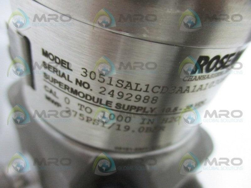 ROSEMOUNT 3051SAL1CD3AA1A1030HFF71DB00DA2K5L1M5 TRANSMITTER  NSMP