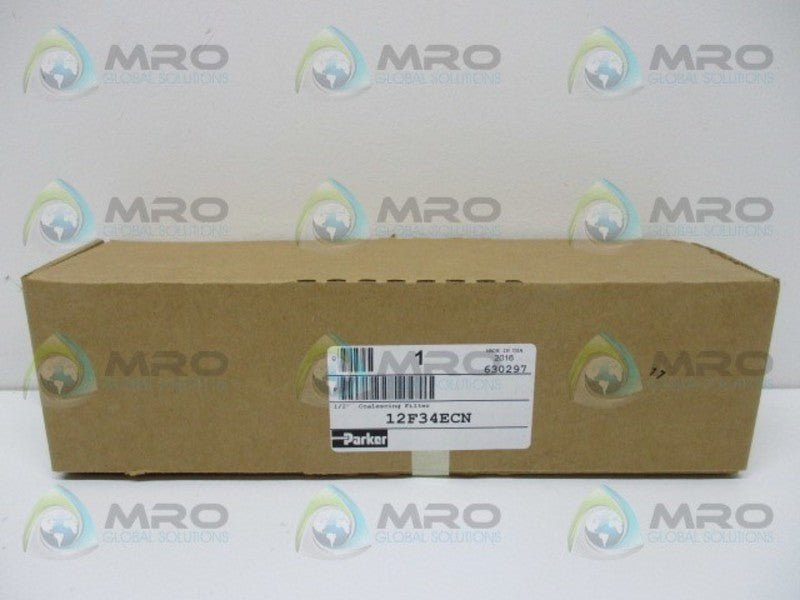 PARKER 12F34ECN COALESCING FILTER * FACTORY SEALED *