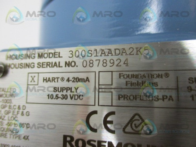 ROSEMOUNT 3051S1CD2A2F12A1AK5L4DA2 PRESSURE TRANSMITTER  NSMP