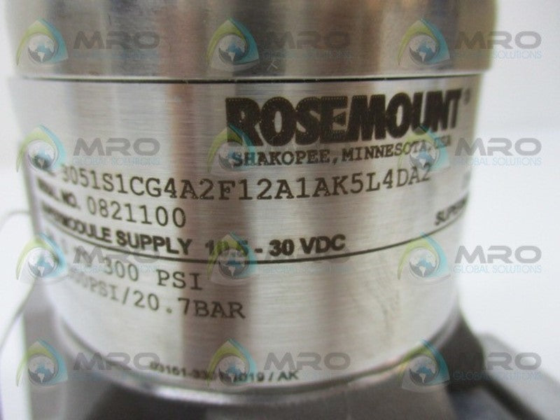 ROSEMOUNT 3051S1CG4A2F12A1AK5L4DA2 PRESSURE TRANSMITTER  NSMP