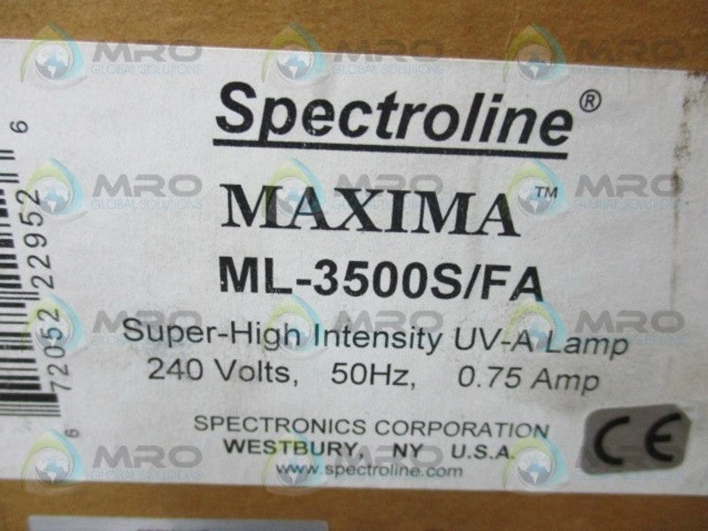 SPECTROLINE ML-3500S/FA ULTRA-HIGH INTENSITY UV-A LAMP  NSMP