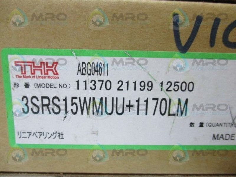 THK 11370 21199 12500 LINEAR ACTUATOR * FACTORY SEALED *