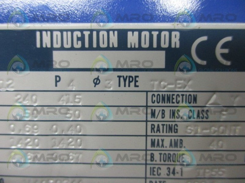 SUMITOMO TC-EX CNHM01-6075-51 INDUCTION MOTOR  NSNP
