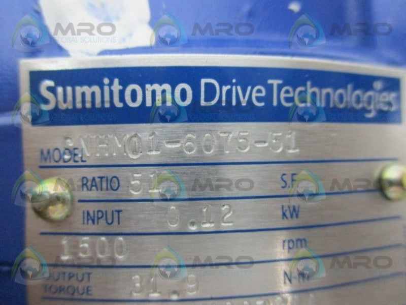 SUMITOMO TC-EX CNHM01-6075-51 INDUCTION MOTOR  NSNP