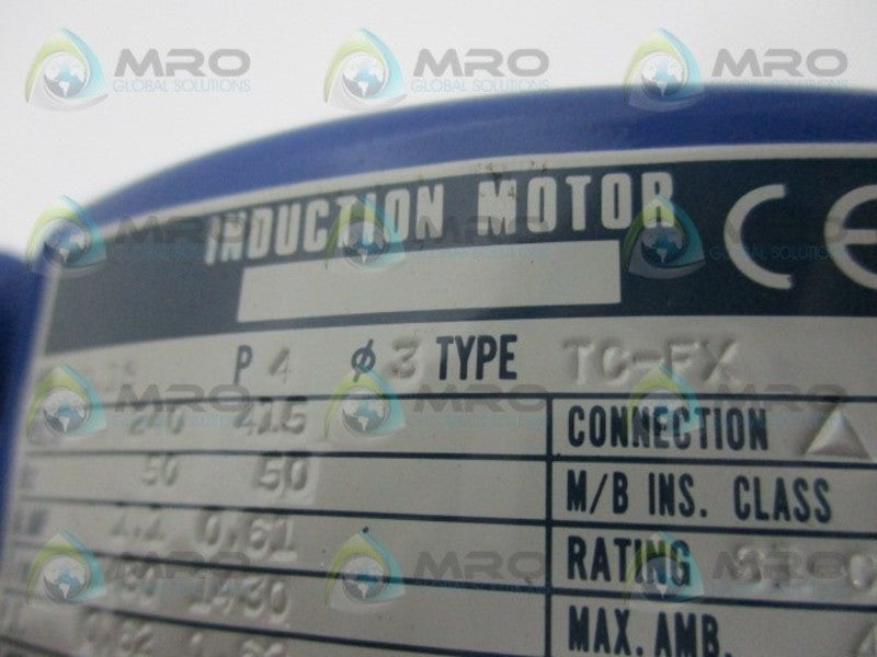 SUMITOMO TC-FX CNHM02-6070-6 INDUCTION MOTOR  NSNP