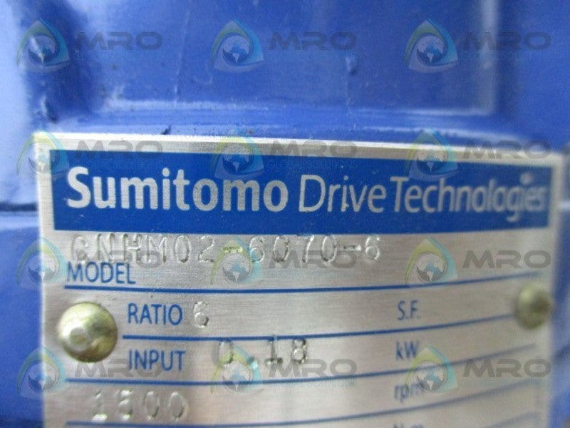 SUMITOMO TC-FX CNHM02-6070-6 INDUCTION MOTOR  NSNP