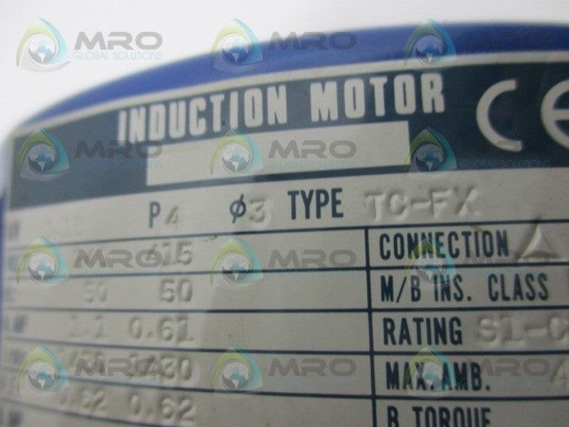 SUMITOMO TC-FX CNVM02-6080-25 INDUCTION MOTOR  NSNP
