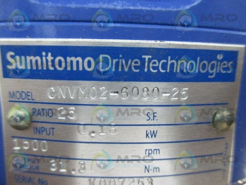 SUMITOMO TC-FX CNVM02-6080-25 INDUCTION MOTOR  NSNP