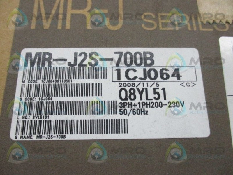 MITSUBISHI MR-J2S-700B SERVO AMPLIFIER  NSFS