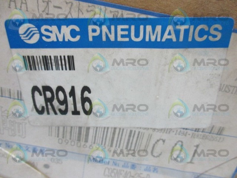SMC CR916 C95NF40-25-D TIE ROD CYLINDER  NSFS