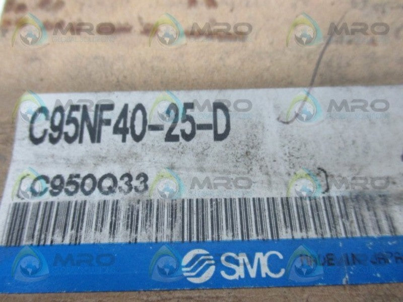 SMC CR916 C95NF40-25-D TIE ROD CYLINDER  NSFS