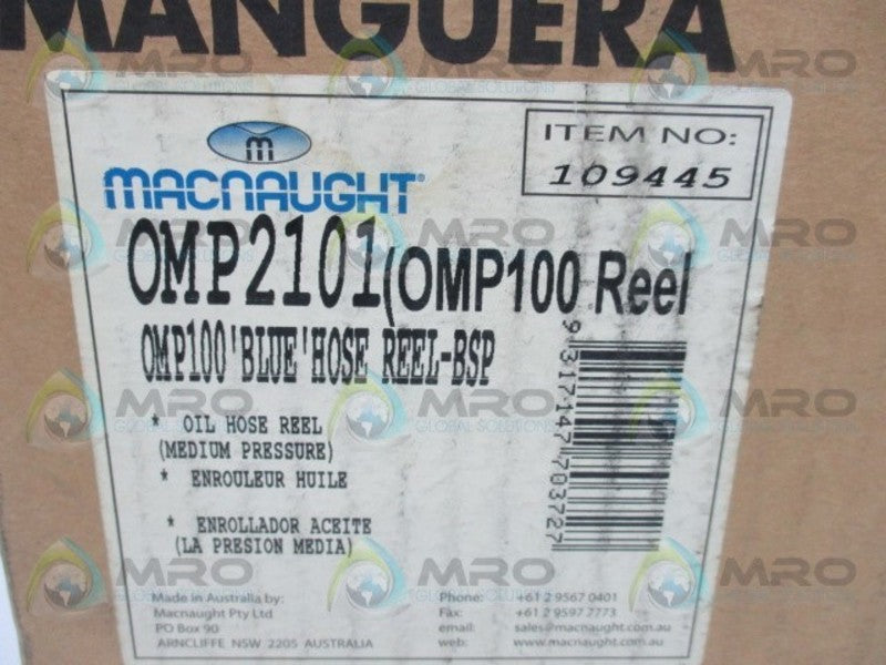 RETRACTA OMP2101 AUTO REWIND HOSE REEL  NSFS