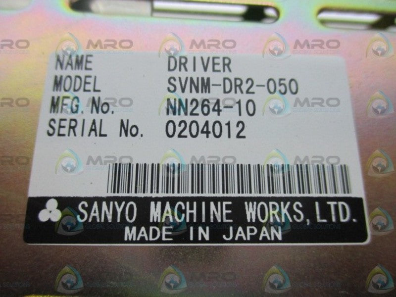 SANYO SVNM-DR2-050 NUTRUNNER DRIVER  NSNP