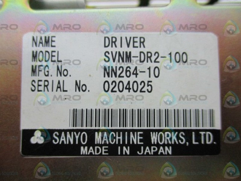SANYO SVNM-DR2-100 NUTRUNNER DRIVER  NSNP