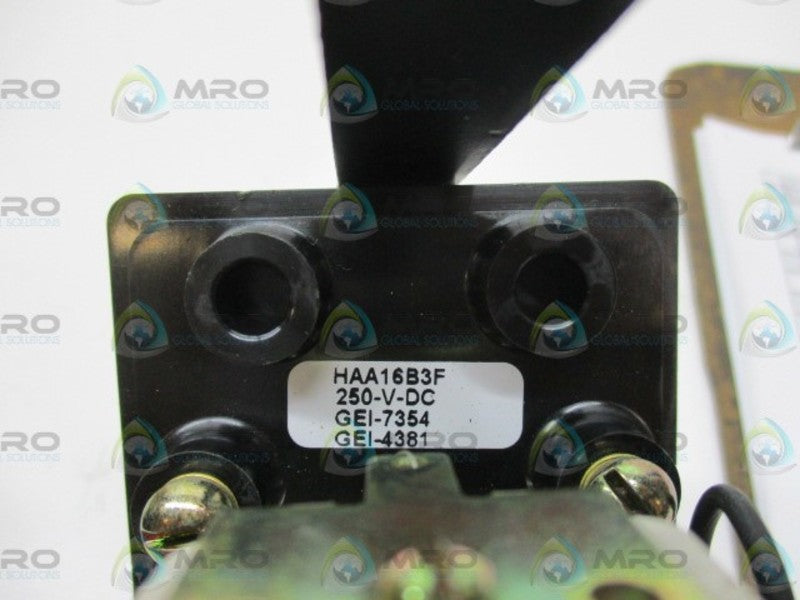 GENERAL ELECTRIC HAA16B3F RELAY  NSMP