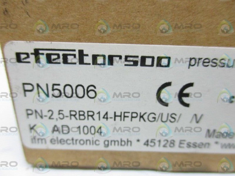 IFM EFECTOR PN5006 PN-2.5-RBR14-HFPKG/US/V NSMP