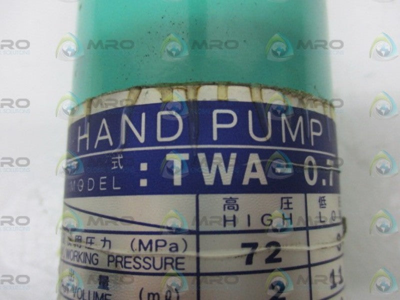OSAKA TWA-0.7 HAND PUMP  UNMP