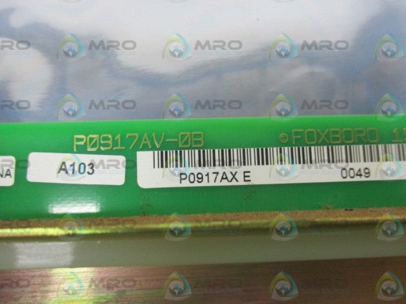 FOXBORO P0915XW F2MFBC MODULE  NSMP