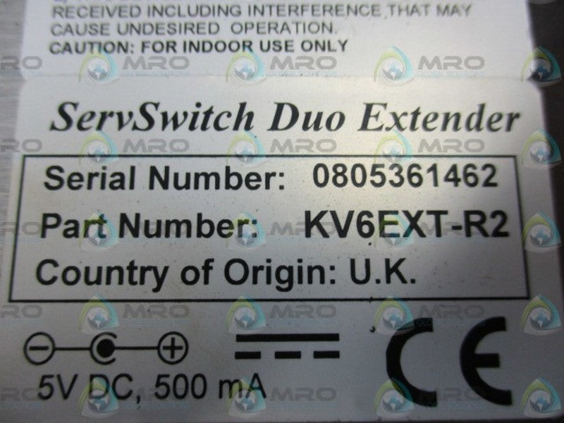 BLACK BOX KV6EXT-R2 DUO EXTENDER  NSMP