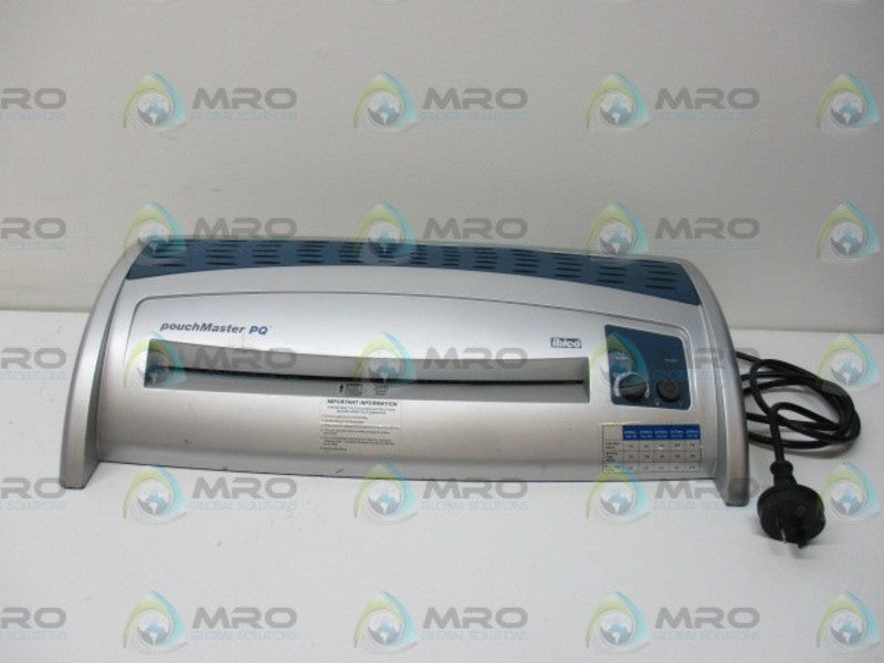 GBC POUCHMASTER PQ LAMINATOR  UNMP