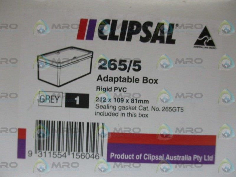 CLIPSAL 265/5 ADAPTABLE BOX  NSMP