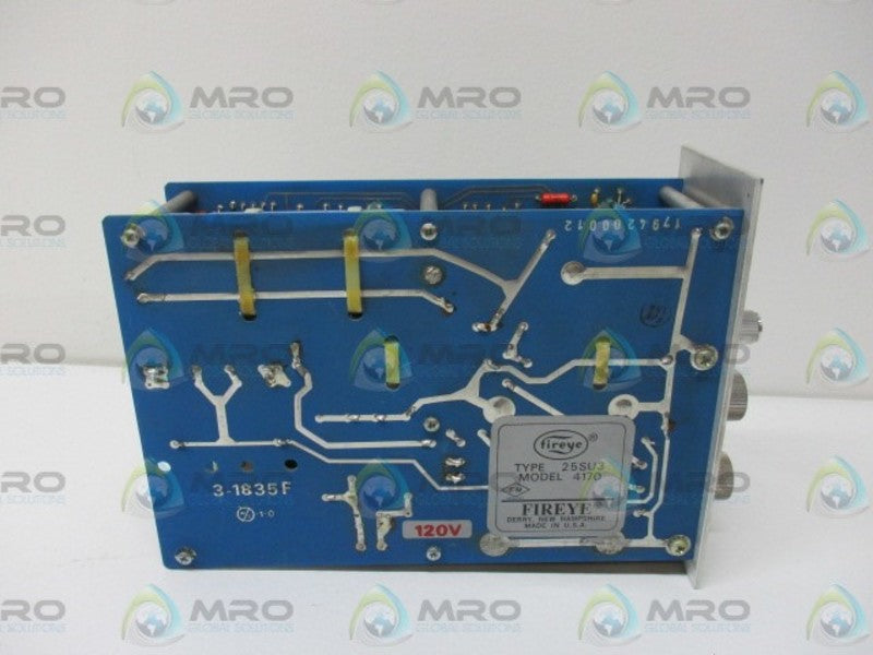 FIREYE 25SU3-4170 FLAME ANALYZER  UNMP