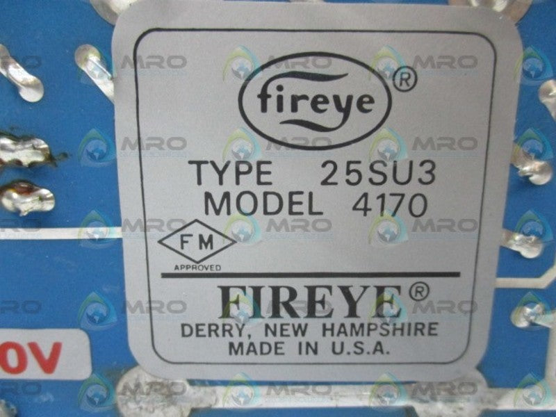 FIREYE 25SU3-4170 FLAME ANALYZER  UNMP