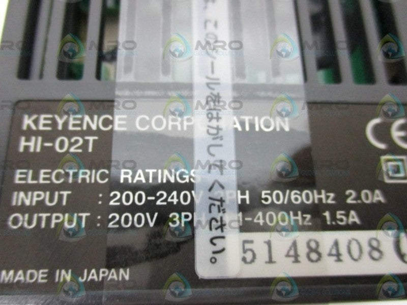 KEYENCE HI-02T INVERTER  NSMP