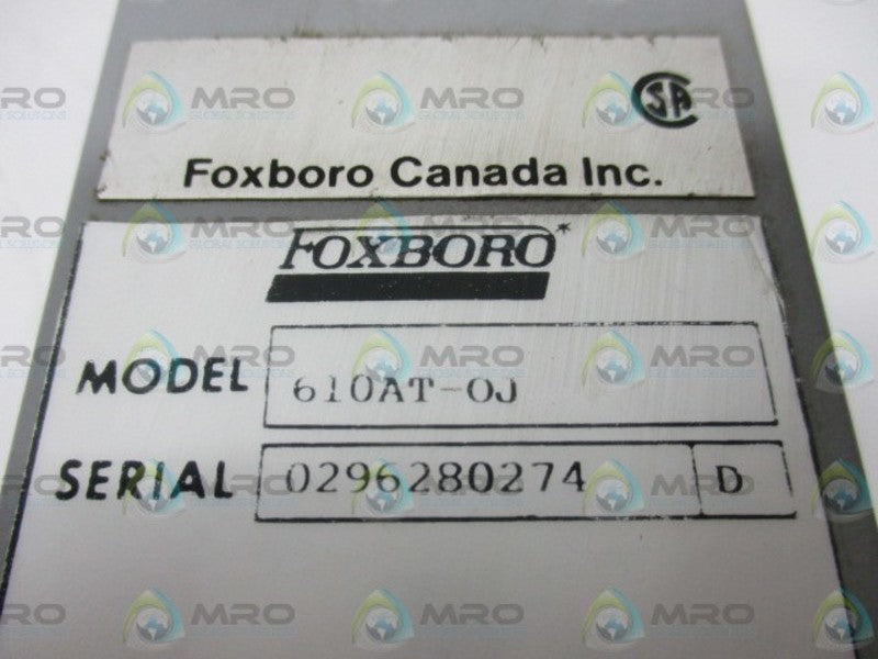 FOXBORO 610AT-OJ POWER SUPPLY  UNMP