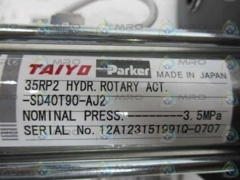 TAIYO SD40T90-AJ2 HYDRAULIC ROTARY ACTUATOR  NSNP