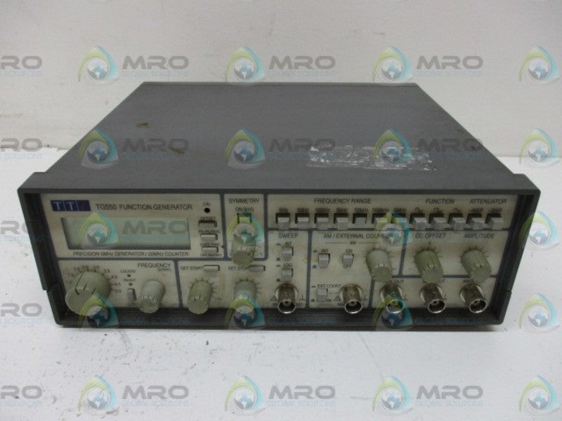 TTI TG550 FUNCTION GENERATOR  UNMP
