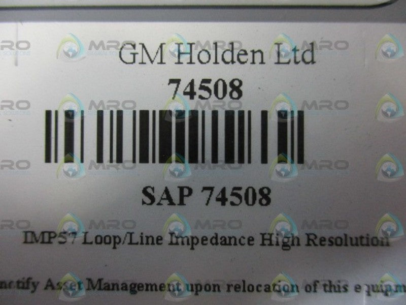 HT IMP57 HIGH RESOLUTION LINE/LOOP IMPEDANCE TESTER  NSNP