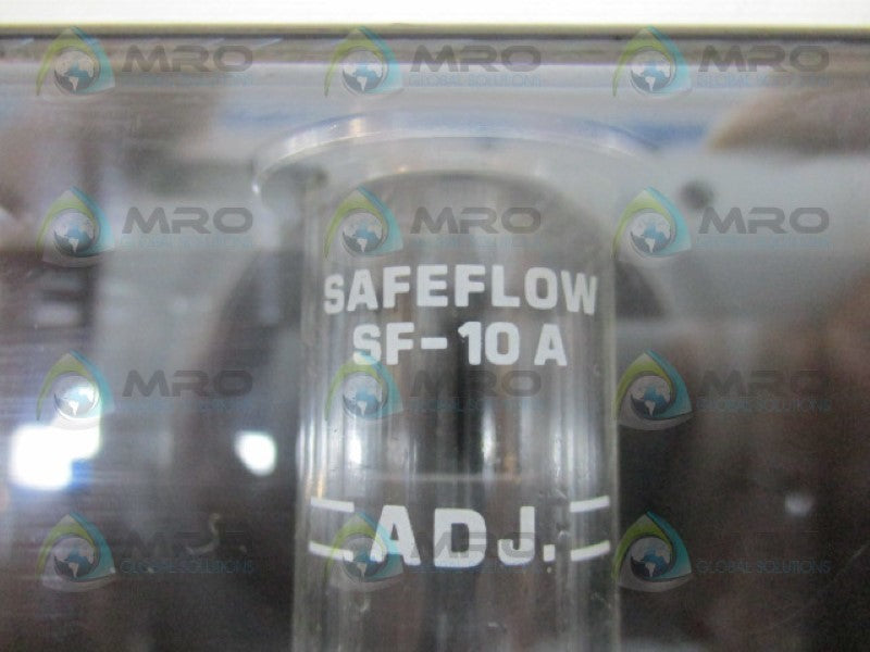 SAFEMATIC SAFEFLOW SF-10 A FLOW METER * NEW NO BOX *