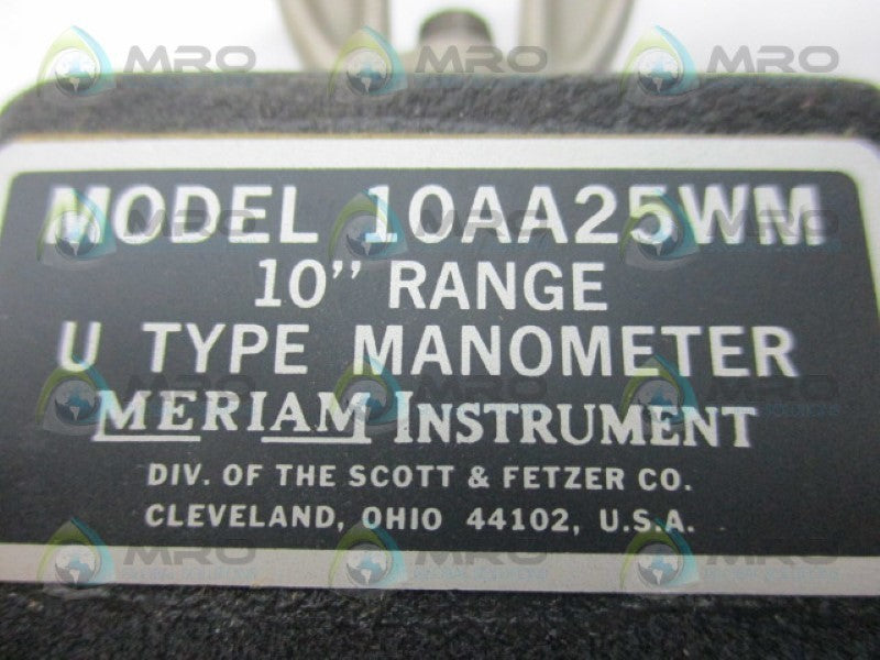 MERIAM 10AA25WM MANOMETER 10"  NSNP