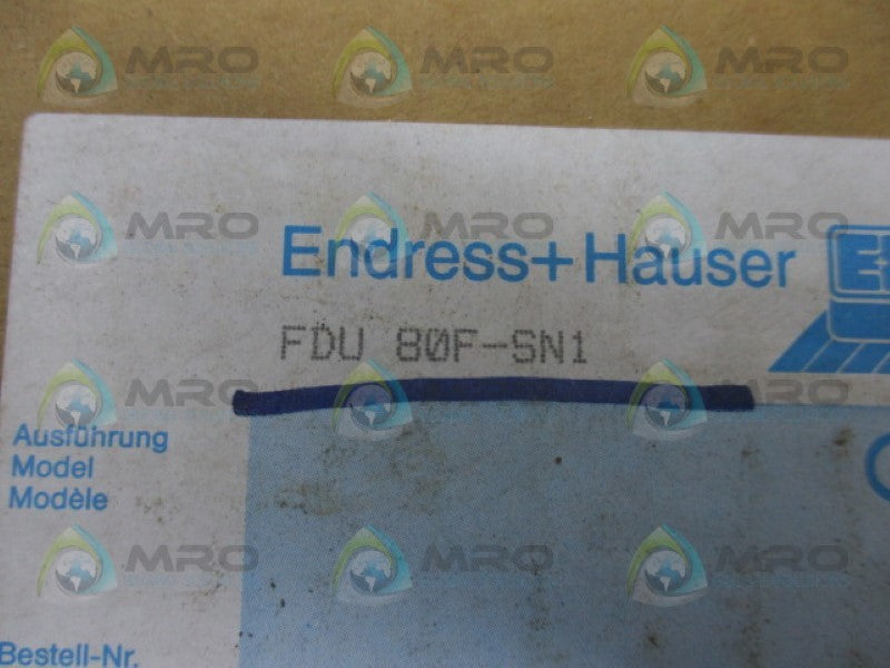 ENDRESS+HAUSER FDU80F-SN1 ULTRASONIC SENSOR  NSMP