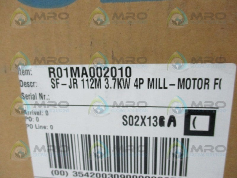 MITSUBISHI SF-JR 112M 3.7KW 4P MOTOR  NSFS