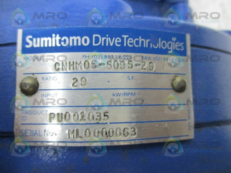 SUMITOMO CNHM05-6095-29 INDUCTION MOTOR  NSNP