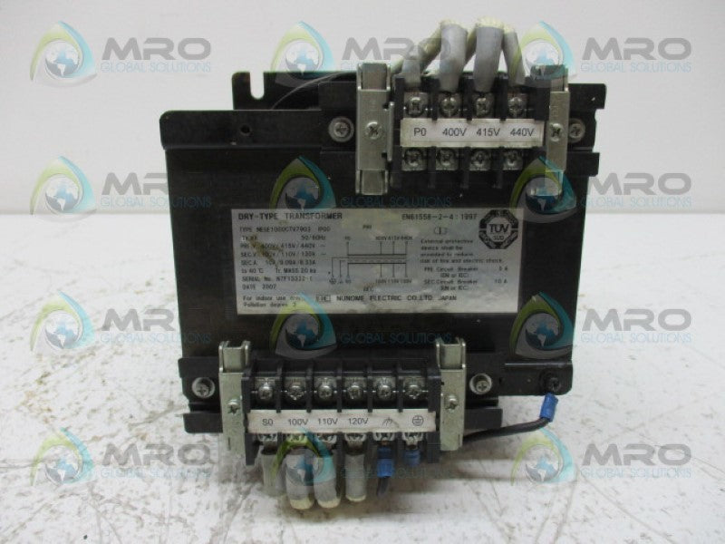 NUNOME NESE1000CTV7903 TRANSFORMER  UNMP