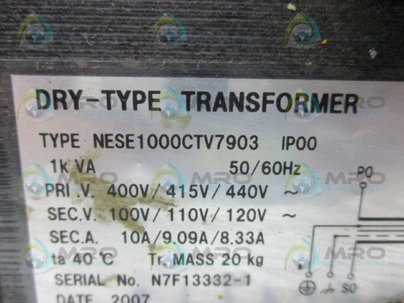 NUNOME NESE1000CTV7903 TRANSFORMER  UNMP