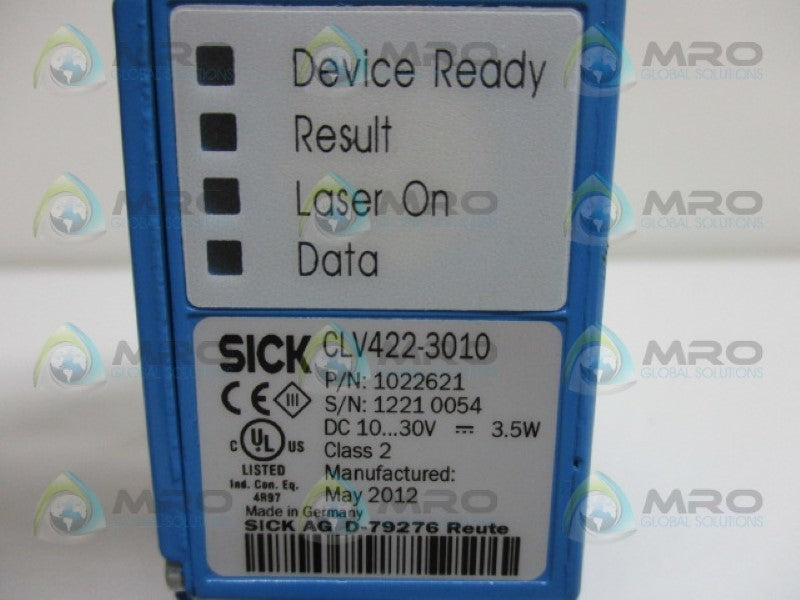 SICK CLV422-3010 BARCODE SCANNER  NSMP