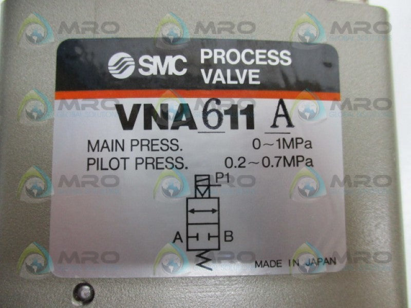 SMC VNA611A-40A-5TZ PROCESS VALVE  NSMP