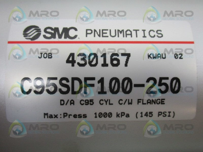 SMC C95SDF100-250 PNEUMATIC CYLINDER  NSNP