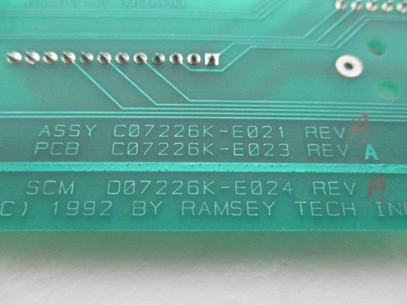 RAMSEY TECH INC A4000 C07226K-E021  UNMP