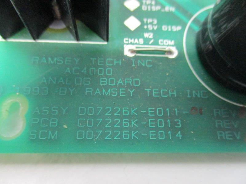 RAMSEY TECH INC D07226K-E011  UNMP