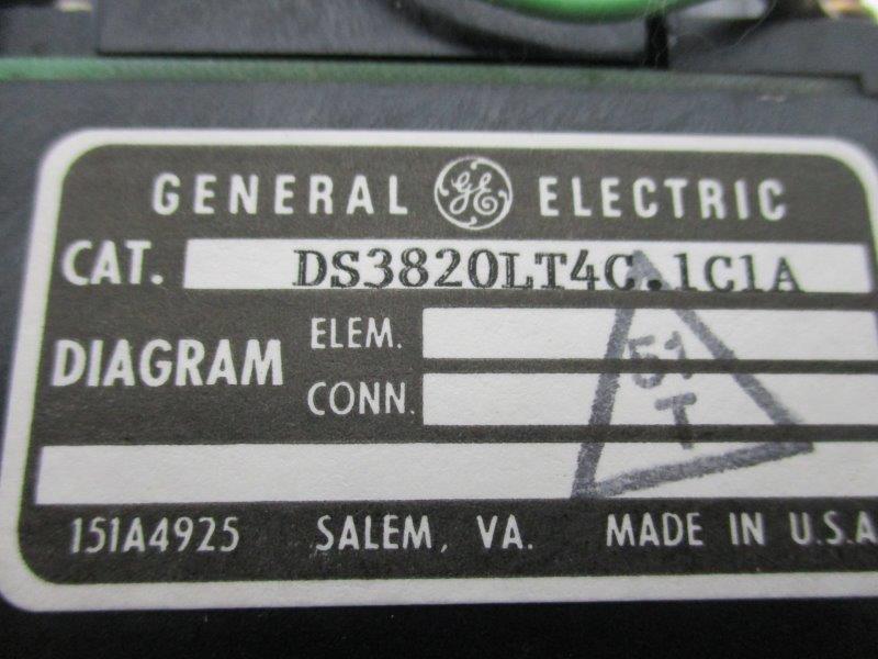 GENERAL ELECTRIC DS3820LT4C.1C1A  NSNP