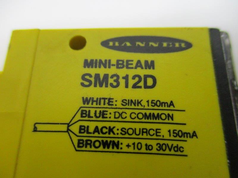 BANNER ENGINEERING SM312D 10-30VDC * NEW *