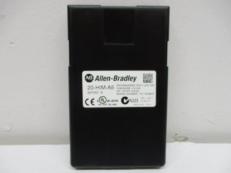 ALLEN BRADLEY 20-HIM-A5 HUMAN INTERFACE MODULE SER. B F/W 5.002 *USED *
